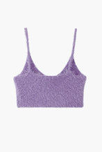 Load image into Gallery viewer, Faux Fur Knitted Crop Top