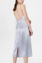 Load image into Gallery viewer, Chain Strap Silk Dress
