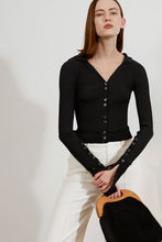 Load image into Gallery viewer, Button Up Collared Sweater