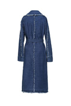 Load image into Gallery viewer, Denim Trench Coat