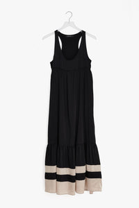 Silk Ruffle Midi Dress