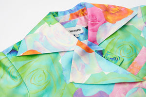 Rose Print Long Jacket