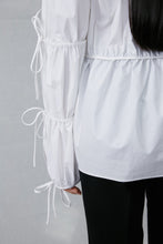 Load image into Gallery viewer, Pleated Bow Ties Shirt
