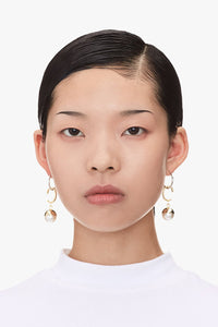 Hoop Drops and Pearl Earrings
