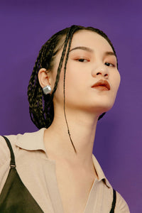 Trinite Logo Clip Earrings