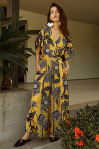 Floral Print Jumpsuit