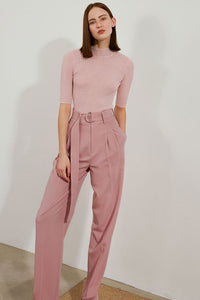 Belted Suit Pants