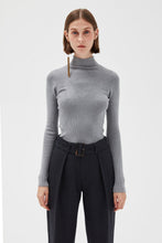 Load image into Gallery viewer, Ribbed High-Neck Shirt
