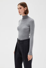 Load image into Gallery viewer, Ribbed High-Neck Shirt

