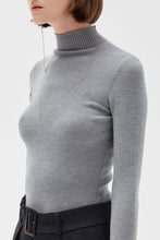 Load image into Gallery viewer, Ribbed High-Neck Shirt
