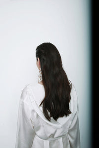Silky Long-Sleeve Dress