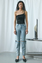 Load image into Gallery viewer, One-Shoulder Velvet Top
