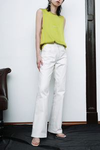 NOHASHTAG Loose Tank in White