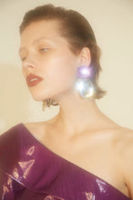 Load image into Gallery viewer, Asymmetrical Mirror Teardrop Earrings
