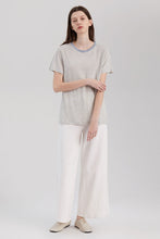 Load image into Gallery viewer, Striped Linen Cotton T-Shirt
