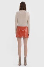 Load image into Gallery viewer, Patent Faux Leather Skirt
