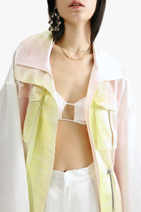Gradient Animal Print Long Jacket