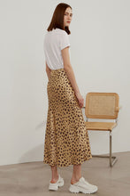 Load image into Gallery viewer, Leopard Silk Skirt
