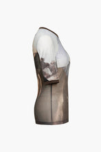 Load image into Gallery viewer, Stretch Knit Mesh T-Shirt

