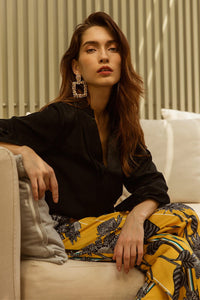 Floral Wide-Leg Pants