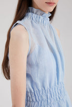 Load image into Gallery viewer, Linen Rayon Sheer Dress
