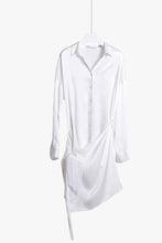 Load image into Gallery viewer, Long Deconstructed Shirt Dress
