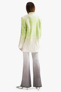Wide Shoulder Blazer