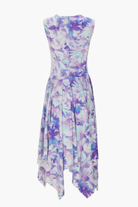 Daisy Print Ruffle Dress