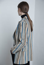 Load image into Gallery viewer, Striped Velvet Jacket

