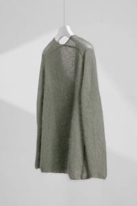 V-Neck Mohair Sweater