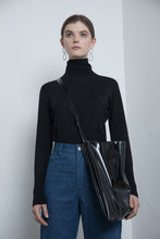 Load image into Gallery viewer, Silk Cotton Turtleneck Shirt
