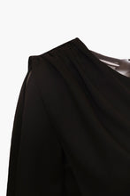Load image into Gallery viewer, Shoulder Pleated Satin Dress
