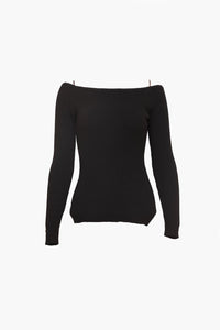 Boat-Neck Sweater