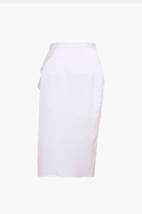Pencil Ruffle Skirt