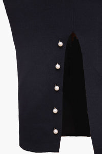 Stretch Knit Pencil Skirt