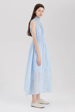 Load image into Gallery viewer, Linen Rayon Sheer Dress
