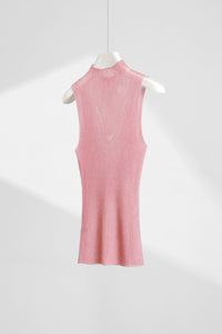 Slim Sleeveless Sheer Top