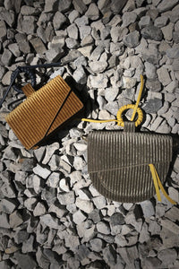 Half Moon Mini Corduroy Bag