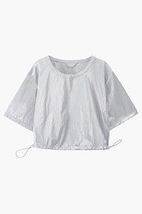Short Sleeve Sporty Crop Top