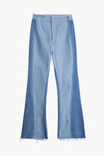 Load image into Gallery viewer, High-Rise Two-Tone Jeans

