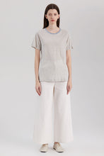 Load image into Gallery viewer, Striped Linen Cotton T-Shirt
