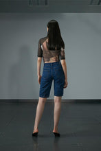 Load image into Gallery viewer, Stretch Knit Mesh T-Shirt
