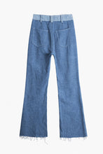 Load image into Gallery viewer, High-Rise Two-Tone Jeans
