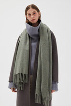 Load image into Gallery viewer, Fringed Wool Scarf
