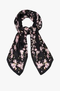 Silk Floral Scarf