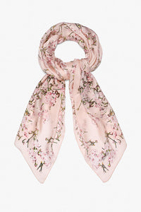 Silk Floral Scarf