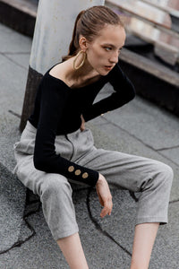 Boat-Neck Sweater