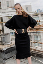 Load image into Gallery viewer, Stretch Knit Pencil Skirt
