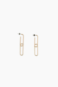 Rectangle Link Earrings