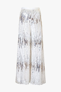 Sequin Wide-Leg Pants